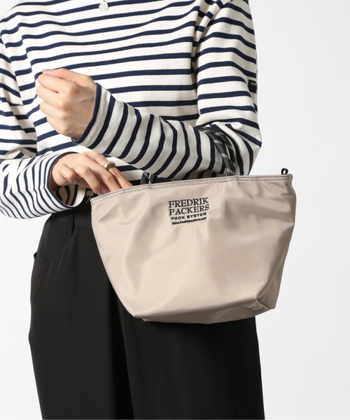 FREDRIK PACKERS（フレドリックパッカーズ）の「【FREDRIK PACKERS】MELL TOTE（ショルダーバッグ・レディース・グレイッシュベージュ/オリーブ/ブラック/グレー・FREE）」の12枚目の写真
