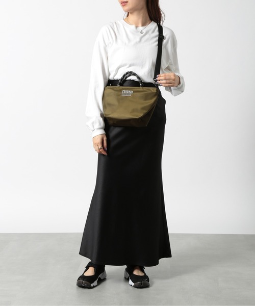 FREDRIK PACKERS（フレドリックパッカーズ）の「【FREDRIK PACKERS】MELL TOTE（ショルダーバッグ・レディース・グレイッシュベージュ/オリーブ/ブラック/グレー・FREE）」の20枚目の写真