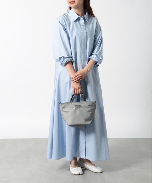 FREDRIK PACKERS（フレドリックパッカーズ）の「【FREDRIK PACKERS】MELL TOTE（ショルダーバッグ・レディース・グレイッシュベージュ/オリーブ/ブラック/グレー・FREE）」の7枚目の写真