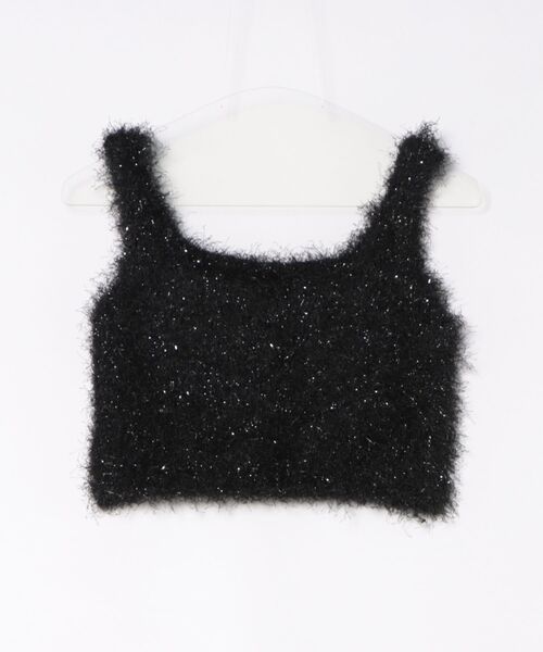 Little sunny bite(リトルサニーバイト)の「【Little Sunny Bite】knit tank vest(タンクトップ・レディース・ブラック・MEDIUM)」の17枚目の写真