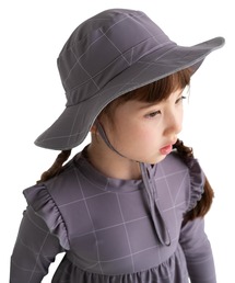 FABHUG  | 【UVカット・UPF50+】stripe・checkスイムハット(ハット)