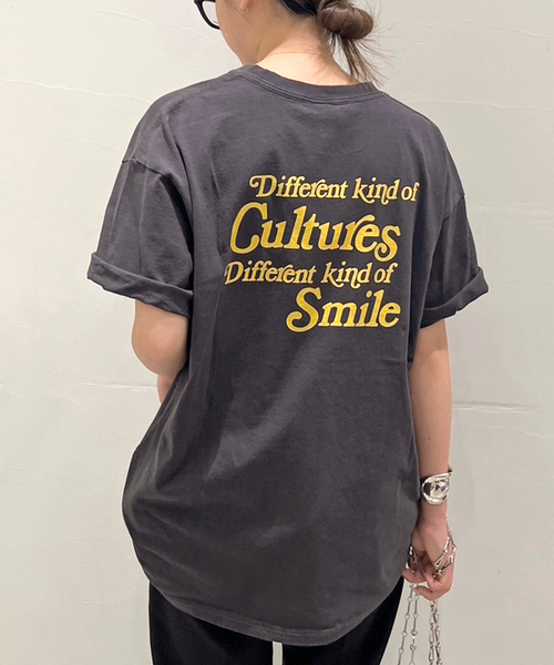 Russell Athletic（ラッセルアスレティック）の「【RUSSELL ATHLETIC/ラッセル・アスレティック】別注 print T-sh（Tシャツ/カットソー・レディース・ホワイト/ブラック系その他・FREE）」の12枚目の写真