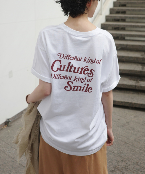 Russell Athletic（ラッセルアスレティック）の「【RUSSELL ATHLETIC/ラッセル・アスレティック】別注 print T-sh（Tシャツ/カットソー・レディース・ホワイト/ブラック系その他・FREE）」の15枚目の写真