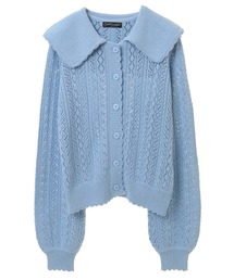 Candy Stripper | SAILOR COLLAR KNIT カーディガン(カーディガン/ボレロ)