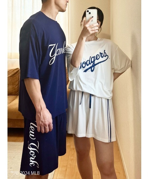 ■新品 SNIDEL  【MLB】カットソーセットアップ Amazon | スナイデルホーム SNIDEL HOME 【MLB】カットソー
