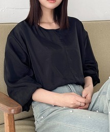 バックりぼんレイヤードプルオーバー