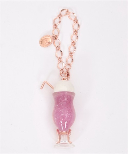 axes femme POETIQUE（アクシーズファムポエティック）の「クリームソーダバッグチャーム（キーホルダー・レディース・グリーン/ピンク・FREE）」の5枚目の写真