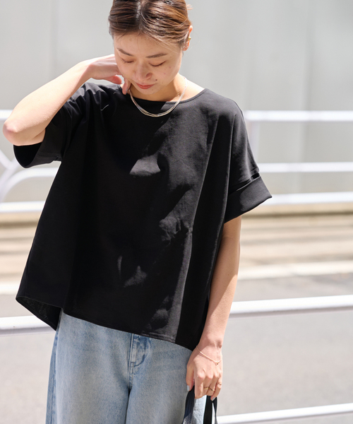 JOURNAL STANDARD relume（ジャーナルスタンダード　レリューム）の「《追加3》ADDICTポンチクルーネックタックプルオーバー（Tシャツ/カットソー・レディース・ブラック/ベージュ/ホワイト/チャコールグレー・FREE）」の19枚目の写真