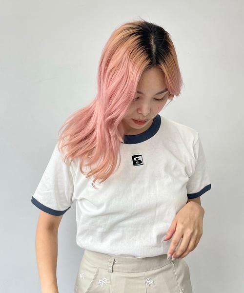 SANSeLF(サンセルフ)の「Se オリジナル刺繍Tシャツ【SANSeLF】sanw24s030(Tシャツ/カットソー・レディース・ホワイト・FREE)」の2枚目の写真