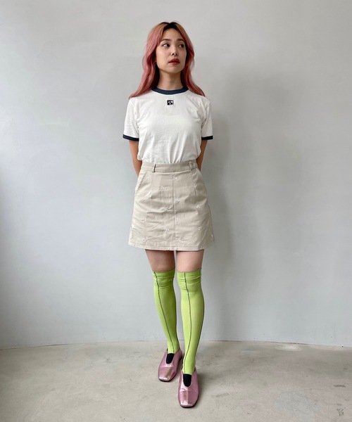 SANSeLF(サンセルフ)の「Se オリジナル刺繍Tシャツ【SANSeLF】sanw24s030(Tシャツ/カットソー・レディース・ホワイト・FREE)」の4枚目の写真