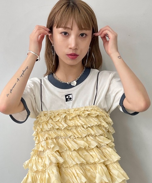 SANSeLF(サンセルフ)の「Se オリジナル刺繍Tシャツ【SANSeLF】sanw24s030(Tシャツ/カットソー・レディース・ホワイト・FREE)」の6枚目の写真