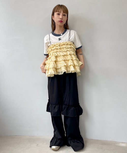 SANSeLF(サンセルフ)の「Se オリジナル刺繍Tシャツ【SANSeLF】sanw24s030(Tシャツ/カットソー・レディース・ホワイト・FREE)」の9枚目の写真