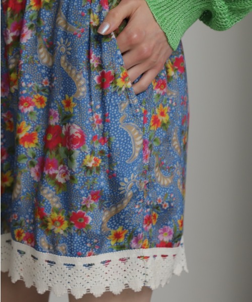 mag.by c（マグバイシー）の「(mag.by c)ヴィンテージフラワーショートパンツ（その他パンツ・レディース・ブルー/ブラック・FREE）」の17枚目の写真