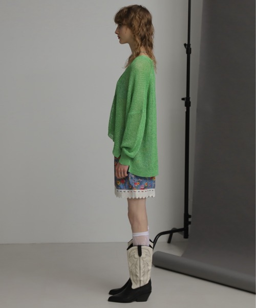 mag.by c（マグバイシー）の「(mag.by c)ヴィンテージフラワーショートパンツ（その他パンツ・レディース・ブルー/ブラック・FREE）」の14枚目の写真