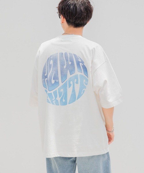 RAGEBLUE(レイジブルー)の「【TONY HAWK/トニーホーク】コラボプリント/グラフィックオーバーサイズTシャツ(Tシャツ/カットソー・メンズ・ダークグレー/ブラック/イエロー系その他/ホワイト・LARGE/MEDIUM)」の2枚目の写真