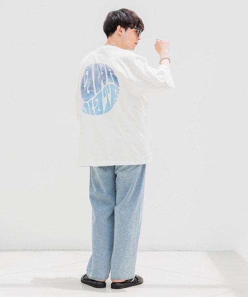 RAGEBLUE(レイジブルー)の「【TONY HAWK/トニーホーク】コラボプリント/グラフィックオーバーサイズTシャツ(Tシャツ/カットソー・メンズ・ダークグレー/ブラック/イエロー系その他/ホワイト・LARGE/MEDIUM)」の8枚目の写真