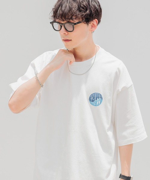 RAGEBLUE(レイジブルー)の「【TONY HAWK/トニーホーク】コラボプリント/グラフィックオーバーサイズTシャツ(Tシャツ/カットソー・メンズ・ダークグレー/ブラック/イエロー系その他/ホワイト・LARGE/MEDIUM)」の6枚目の写真