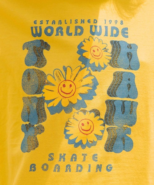 RAGEBLUE(レイジブルー)の「【TONY HAWK/トニーホーク】コラボプリント/グラフィックオーバーサイズTシャツ(Tシャツ/カットソー・メンズ・ダークグレー/ブラック/イエロー系その他/ホワイト・LARGE/MEDIUM)」の10枚目の写真