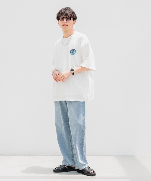 RAGEBLUE(レイジブルー)の「【TONY HAWK/トニーホーク】コラボプリント/グラフィックオーバーサイズTシャツ(Tシャツ/カットソー・メンズ・ダークグレー/ブラック/イエロー系その他/ホワイト・LARGE/MEDIUM)」の9枚目の写真