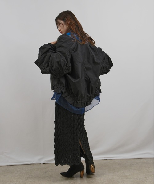 シャーリングブルゾン Palm Riche│Eimee Law & LHELBIE 公式