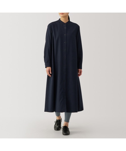 無印良品（ムジルシリョウヒン）の「婦人　ストレッチ天竺編み　レギンス（十分丈）（レギンス/スパッツ・レディース・ブラック/チャコールグレー・L/XL/M）」の12枚目の写真