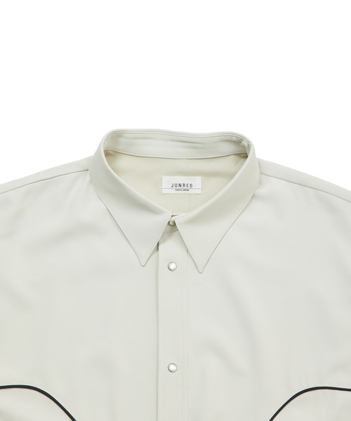 JUNRED(ジュンレッド)の「【 セットアップ対応 】ウエスタンパイピングシャツ(シャツ/ブラウス・メンズ・ホワイト/ネイビー/ブラック・L/M/S)」の20枚目の写真