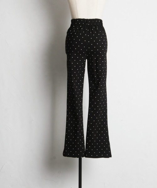 tocco closet(トッコ クローゼット)の「【ZOZO限定】サイドスリットスーパーストレッチパンツ(その他パンツ・レディース・ドット/ブラック・M)」の16枚目の写真
