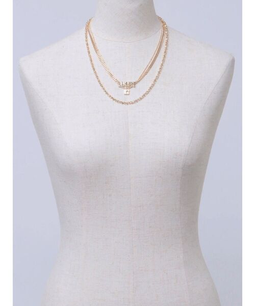 EMODA（エモダ）の「レイヤードロゴネックレス（ネックレス・レディース・シルバー/ゴールド・FREE）」の13枚目の写真