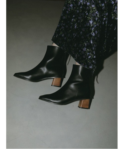 【セール】Wood heel boots（ブーツ）｜AMAIL（アマイル）