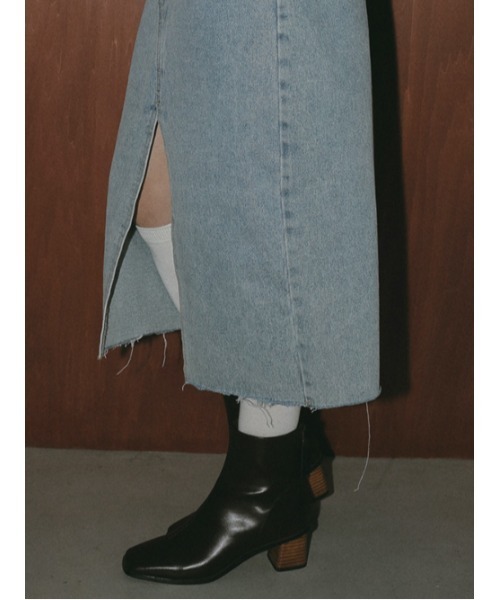 【セール】Wood heel boots（ブーツ）｜AMAIL（アマイル）