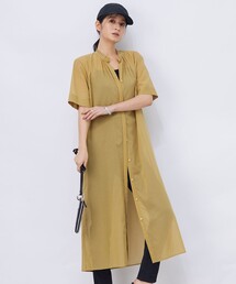 ICB（アイシービー）の「ハイツイストコットンボイル ワンピース（シャツワンピース）」