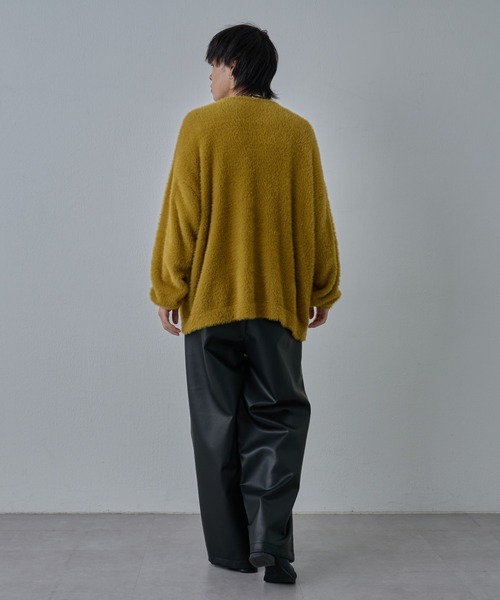 COLONY 2139(コロニートゥーワンスリーナイン)の「ワイドレッグレザーパンツ(その他パンツ・メンズ・ブラック・LARGE/MEDIUM)」の8枚目の写真