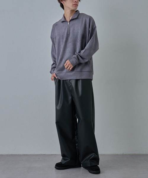 COLONY 2139(コロニートゥーワンスリーナイン)の「ワイドレッグレザーパンツ(その他パンツ・メンズ・ブラック・LARGE/MEDIUM)」の10枚目の写真