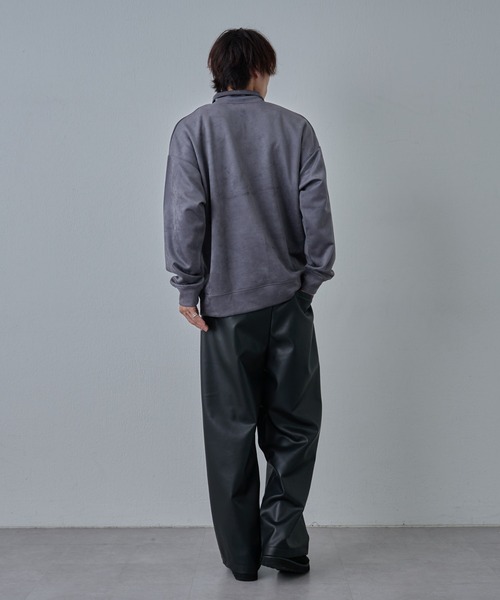 COLONY 2139(コロニートゥーワンスリーナイン)の「ワイドレッグレザーパンツ(その他パンツ・メンズ・ブラック・LARGE/MEDIUM)」の12枚目の写真