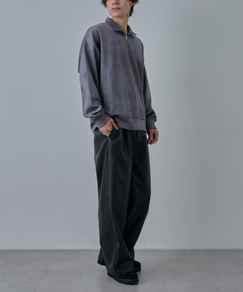 COLONY 2139(コロニートゥーワンスリーナイン)の「ワイドレッグレザーパンツ(その他パンツ・メンズ・ブラック・LARGE/MEDIUM)」の13枚目の写真