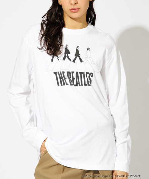 GOOD ROCK SPEED(グッドロックスピード)の「【GOOD ROCK SPEED/グッドロックスピード】THE BEATLES / QUEEN ロゴ ロンT / ビートルズ / クイーン(Tシャツ/カットソー・レディース・ブラック系その他/ブラック系その他3/グレー系その他/ブラック系その他2/ホワイト系その他・M)」の2枚目の写真