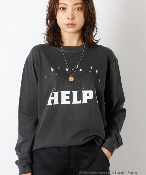 GOOD ROCK SPEED(グッドロックスピード)の「【GOOD ROCK SPEED/グッドロックスピード】THE BEATLES / QUEEN ロゴ ロンT / ビートルズ / クイーン(Tシャツ/カットソー・レディース・ブラック系その他/ブラック系その他3/グレー系その他/ブラック系その他2/ホワイト系その他・M)」の3枚目の写真