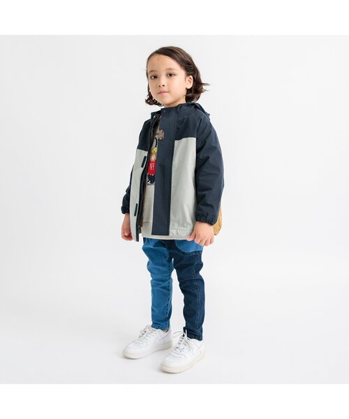 BREEZE（ブリーズ）の「【合体シリーズ】マウンテンパーカー（マウンテンパーカー・キッズ・ネイビー・90/100/110/120/130/140/150）」の14枚目の写真