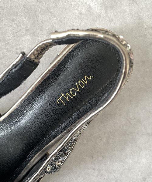 Thevon(ゼボン)の「ベルト付きアソートミュール(パンプス・レディース・グレー/シルバー/ブラック・M/L)」の19枚目の写真