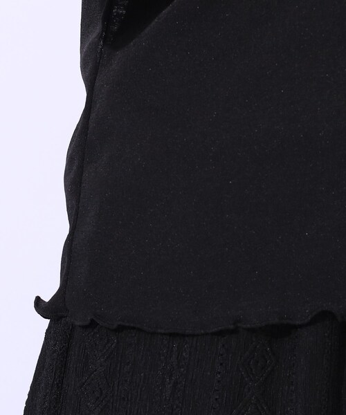 Cutie Blonde(キューティーブロンド)の「◆【レイヤードスタイルに】 シアー感を楽しむ スラブメロウトップス(Tシャツ/カットソー・レディース・ホワイト系/ブラック/ベビーピンク・02/03/04)」の20枚目の写真