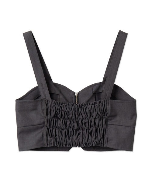 WEGO（ウィゴー）の「WEGO/ジップビスチェ（キャミソール・レディース・ブラック系その他2/杢グレー・FREE）」の15枚目の写真