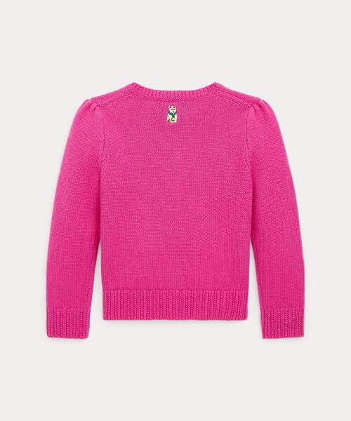 エンブロイダリー ウールブレンド カーディガン（カーディガン/ボレロ  