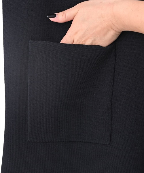 STYLE DELI（スタイルデリ）の「【BLK001】ドライタッチニットベストセットアップ（セットアップ・レディース・グレー/ブラック・FREE）」の18枚目の写真