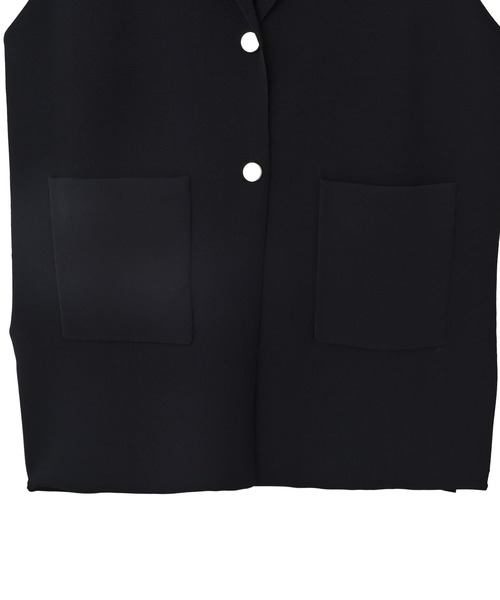 STYLE DELI（スタイルデリ）の「【BLK001】ドライタッチニットベストセットアップ（セットアップ・レディース・グレー/ブラック・FREE）」の21枚目の写真