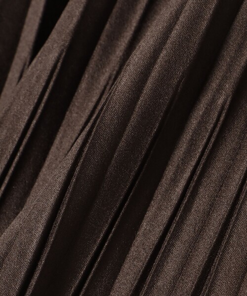 BEAMS HEART（ビームスハート）の「変形プリーツ ロングスカート（スカート・レディース・ネイビー/ケリーグリーン/ベージュ/クリーム/ブラウン・FREE）」の7枚目の写真