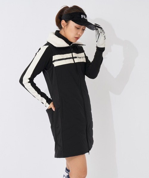 セール】【FILA GOLF】【蓄熱】中綿ワンピース（ワンピース