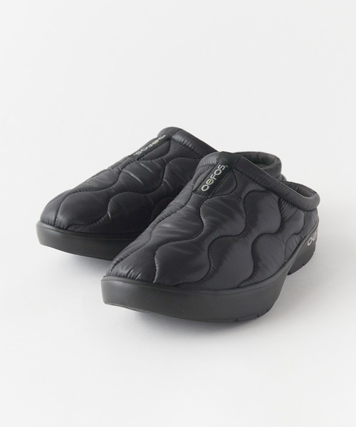 OOFOS(ウーフォス)の「OOFOS/ウーフォス Men's OOcOOzie Thermo Mule リカバリーバックレスミュール(スリッポン・メンズ・ブラック・8/9/10/7)」の17枚目の写真