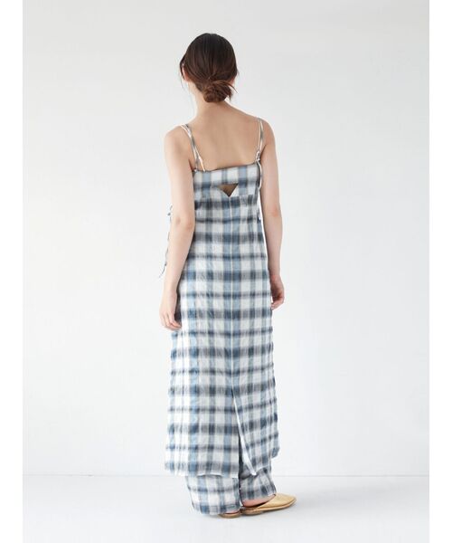 Ungrid（アングリッド）の「チェックキャミワンピース（ワンピース・レディース・ブルー/オレンジ・FREE）」の5枚目の写真