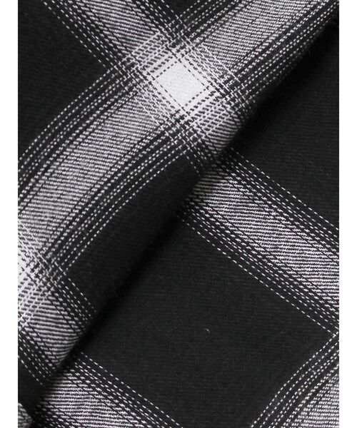 jouetie（ジュエティ）の「2WAYレングスガーターシャツ（シャツ/ブラウス・レディース・ブラック/オフホワイト・MEDIUM）」の8枚目の写真