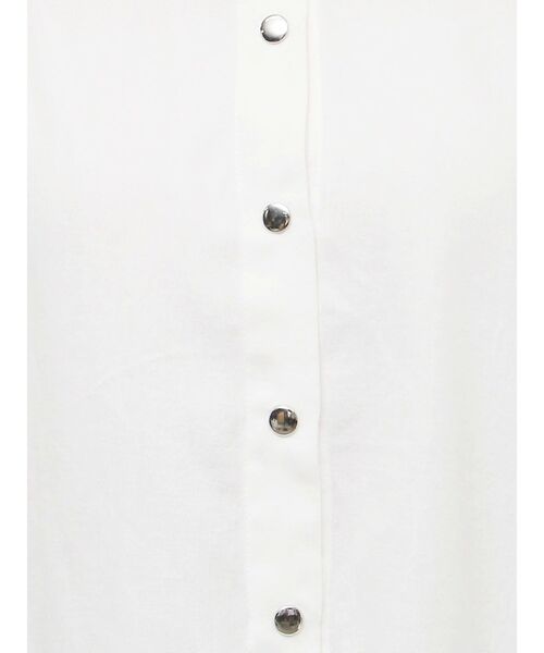 jouetie（ジュエティ）の「2WAYレングスガーターシャツ（シャツ/ブラウス・レディース・ブラック/オフホワイト・MEDIUM）」の12枚目の写真